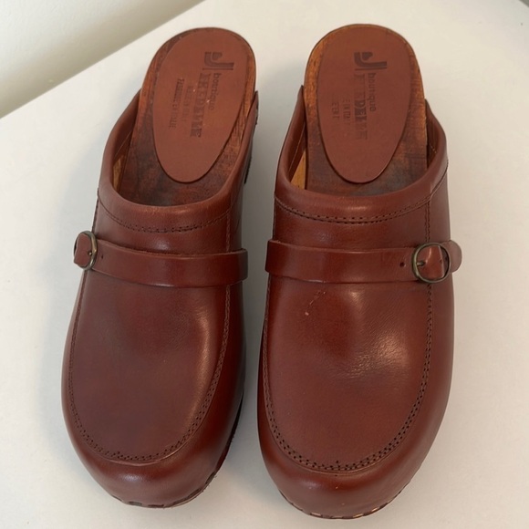 Fredelle Boutique Vintage Leather Clogs size 7 - Picture 2 of 11